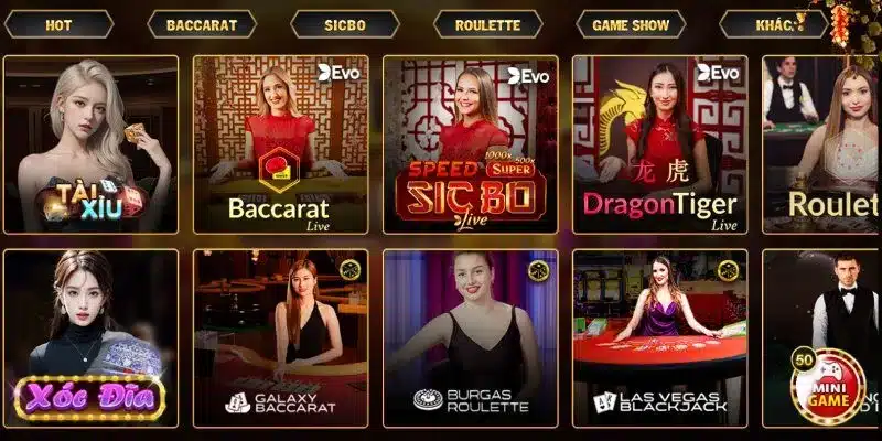 Live casino đẳng cấp cùng MC nóng bỏng